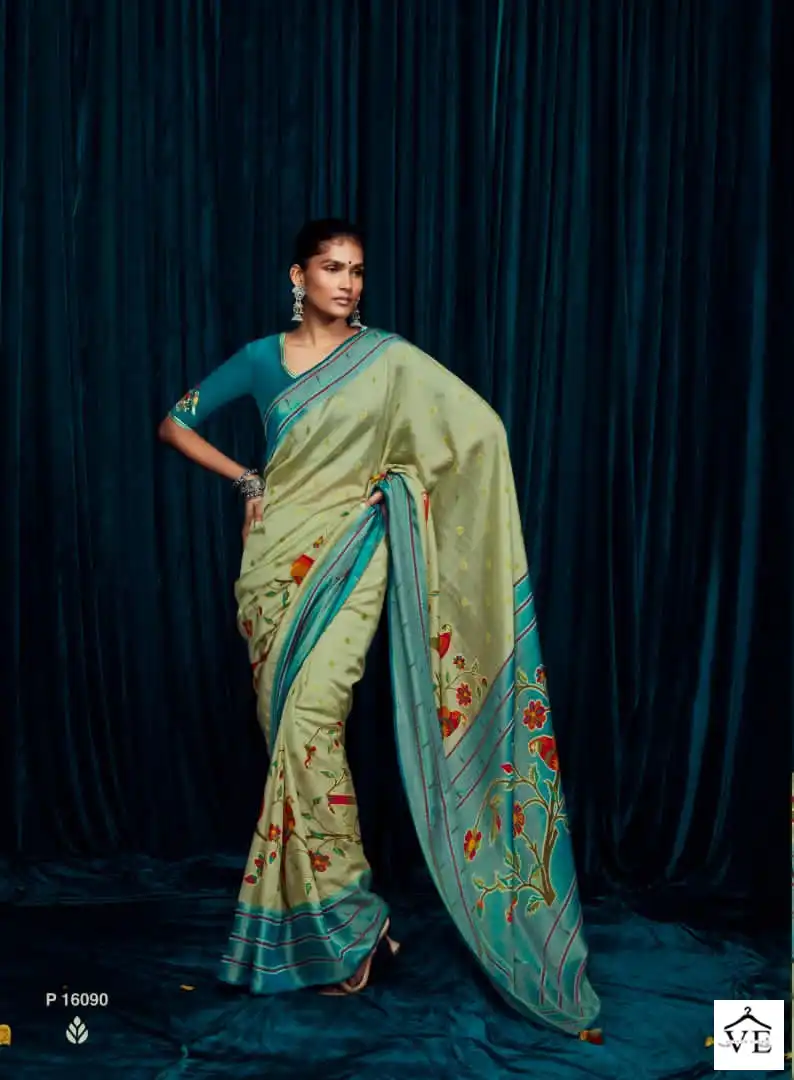 Kimora Meera-12 Silky Brasso Wholesale Saree Catalog — Wholesale Sarees, MPA wholesale from Surat - Gallery Image 3