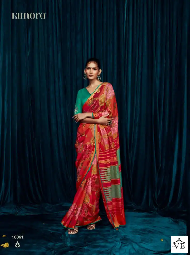 Kimora Meera-12 Silky Brasso Wholesale Saree Catalog — Wholesale Sarees, MPA wholesale from Surat - Gallery Image 4