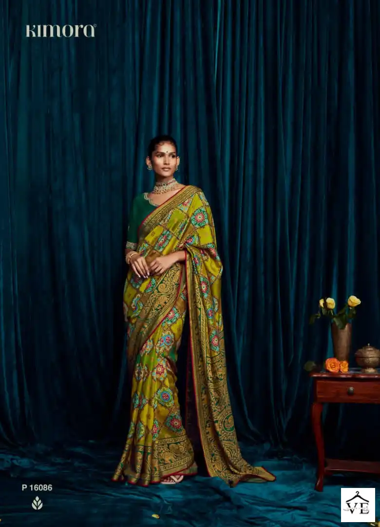 Kimora Meera-12 Silky Brasso Wholesale Saree Catalog — Wholesale Sarees, MPA wholesale from Surat - Gallery Image 10