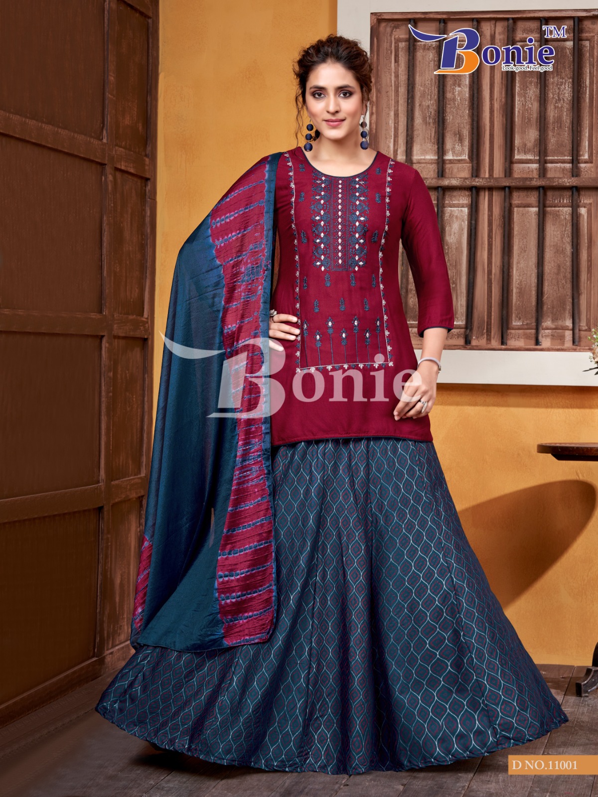 Bonie Meera Vol 11 Rayon Wholesale Readymade Salwar Suit Catalog — Wholesale Salwar Suits, bonie wholesale from Surat - Gallery Image 3