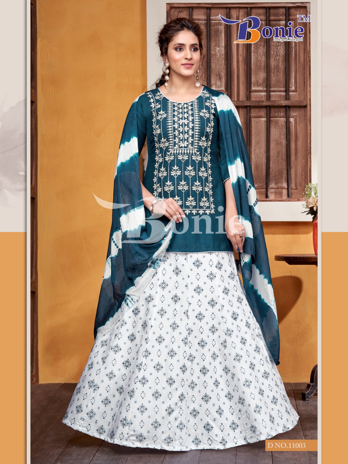 Bonie Meera Vol 11 Rayon Wholesale Readymade Salwar Suit Catalog — Wholesale Salwar Suits, bonie wholesale from Surat - Gallery Image 4