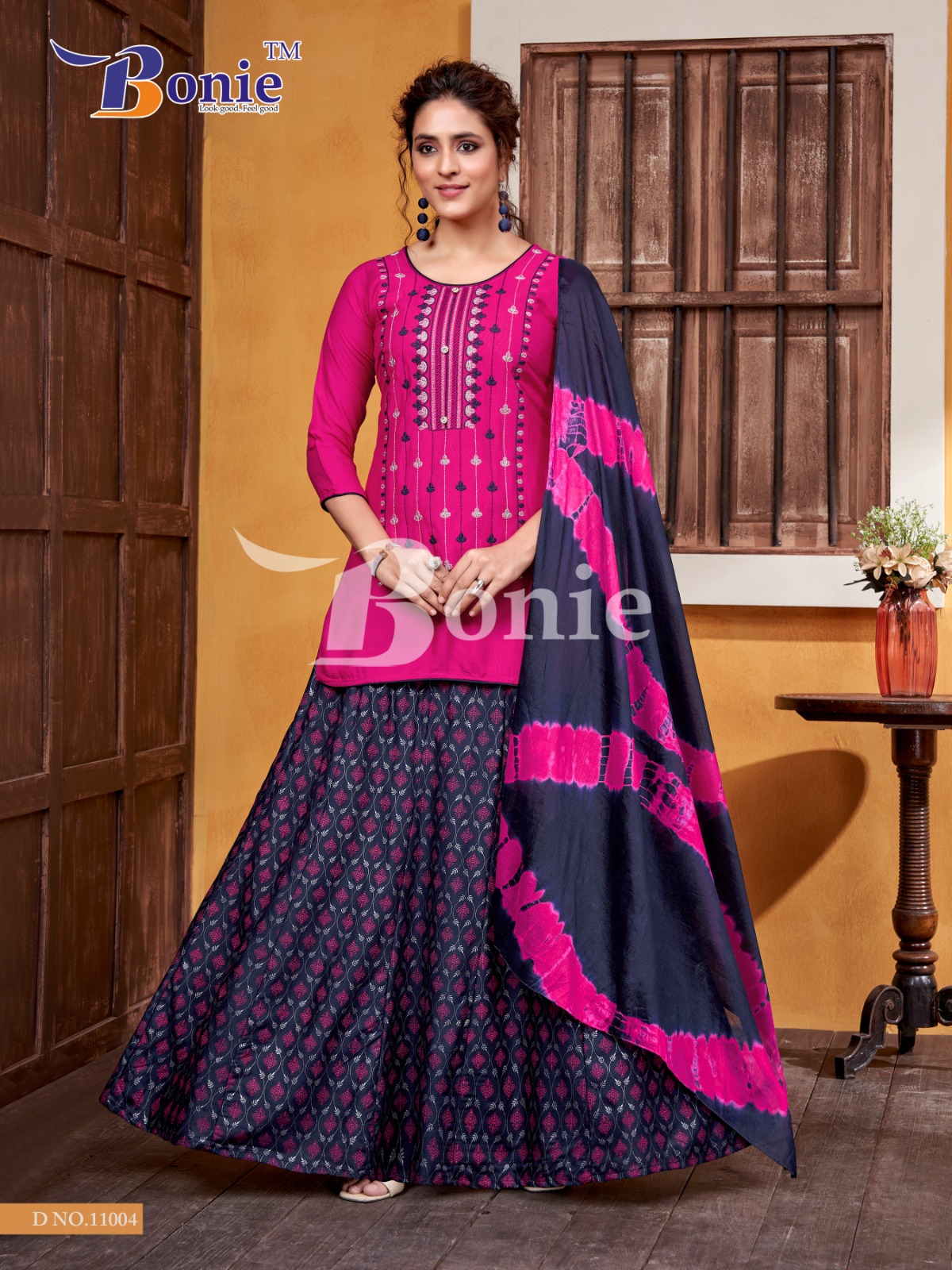 Bonie Meera Vol 11 Rayon Wholesale Readymade Salwar Suit Catalog — Wholesale Salwar Suits, bonie wholesale from Surat - Gallery Image 6