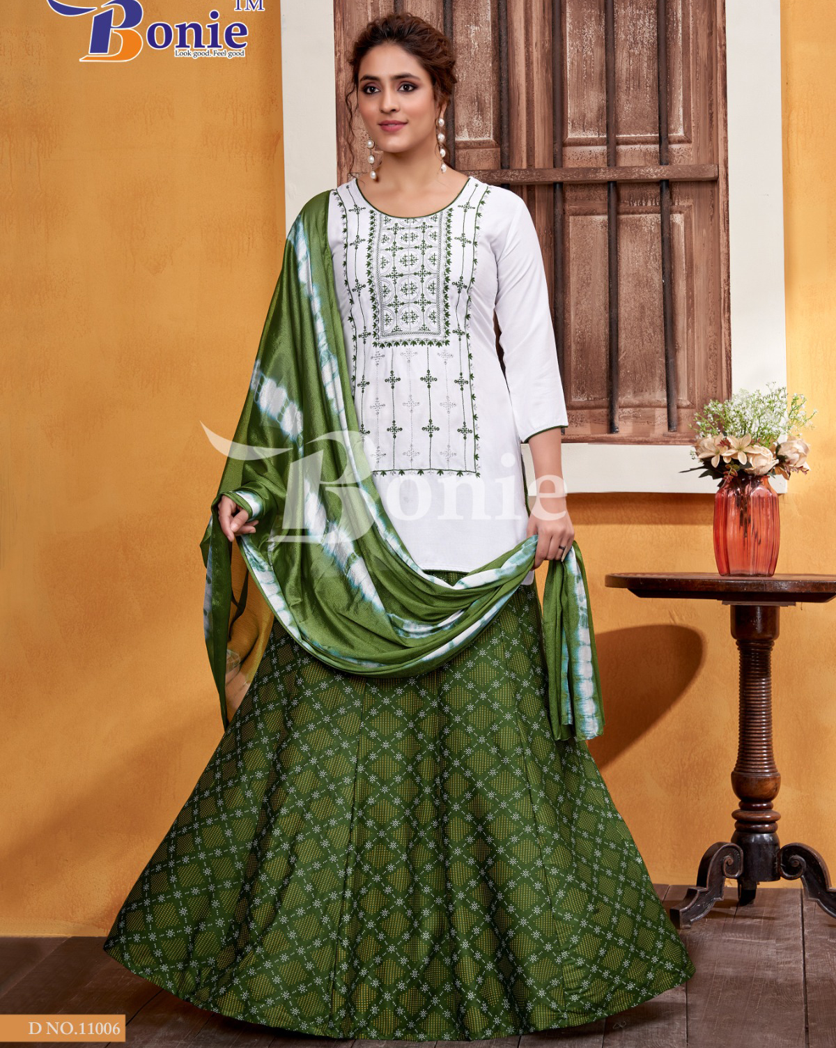 Bonie Meera Vol 11 Rayon Wholesale Readymade Salwar Suit Catalog — Wholesale Salwar Suits, bonie wholesale from Surat — view 1