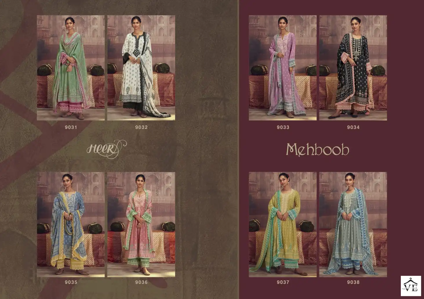 Kimora Heer Mehboob Premium Fabric Wholesale Salwar Suit Catalog — Wholesale Salwar Suits, MPA wholesale from Surat — view 9