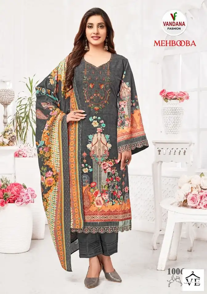 Vandana Mehbooba Vol 1 Pure Cotton Wholesale Salwar Suit Catalog — Wholesale Salwar Suits, MPA wholesale from Surat - Gallery Image 6