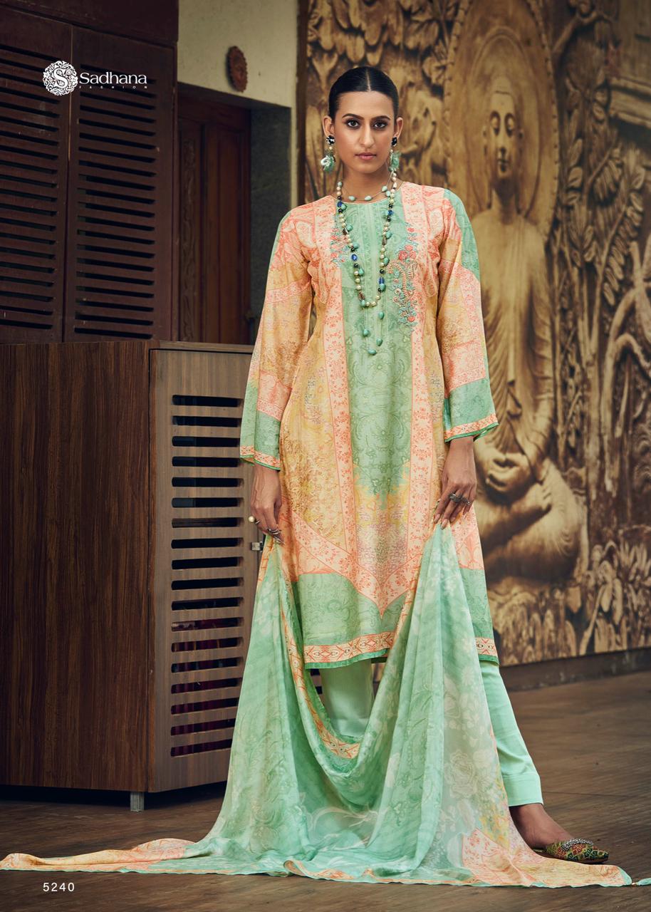 Sadhana Mehtaab Vol 4 Pure Jam Cotton Wholesale Designer Salwar Suit Catalog — Wholesale Salwar Suits, MPA wholesale from Surat - Gallery Image 2
