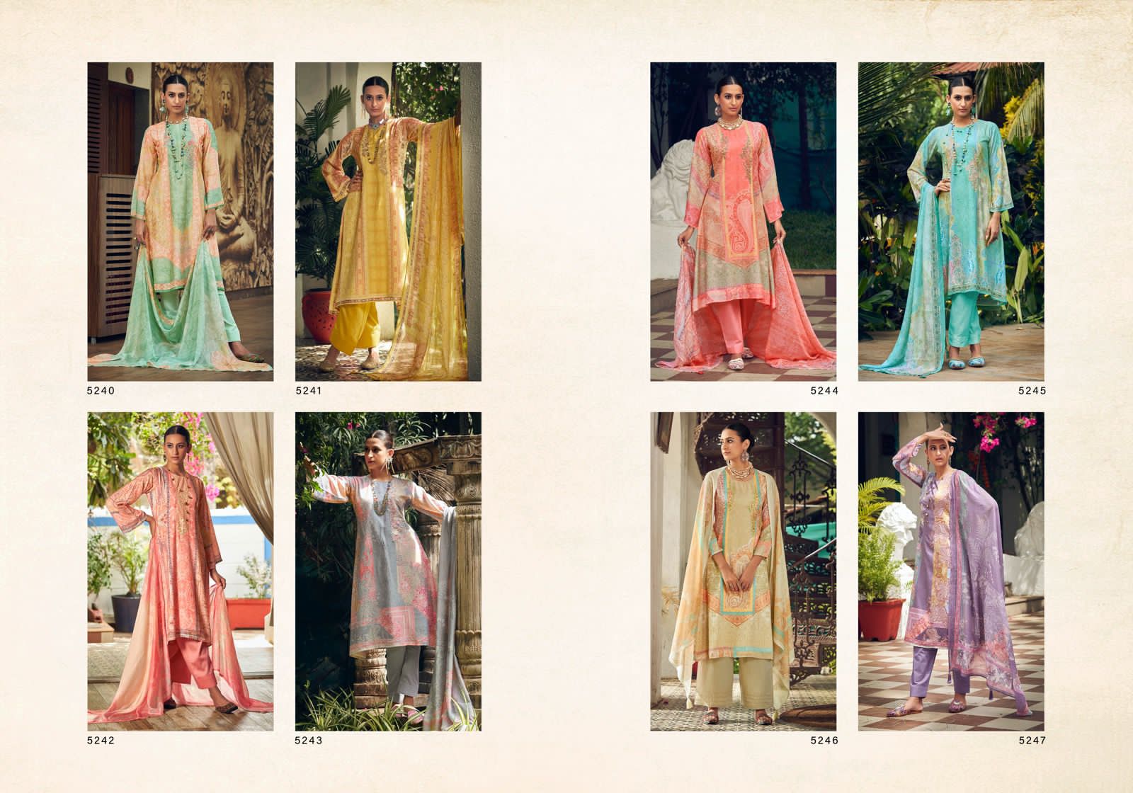 Sadhana Mehtaab Vol 4 Pure Jam Cotton Wholesale Designer Salwar Suit Catalog — Wholesale Salwar Suits, MPA wholesale from Surat — view 9