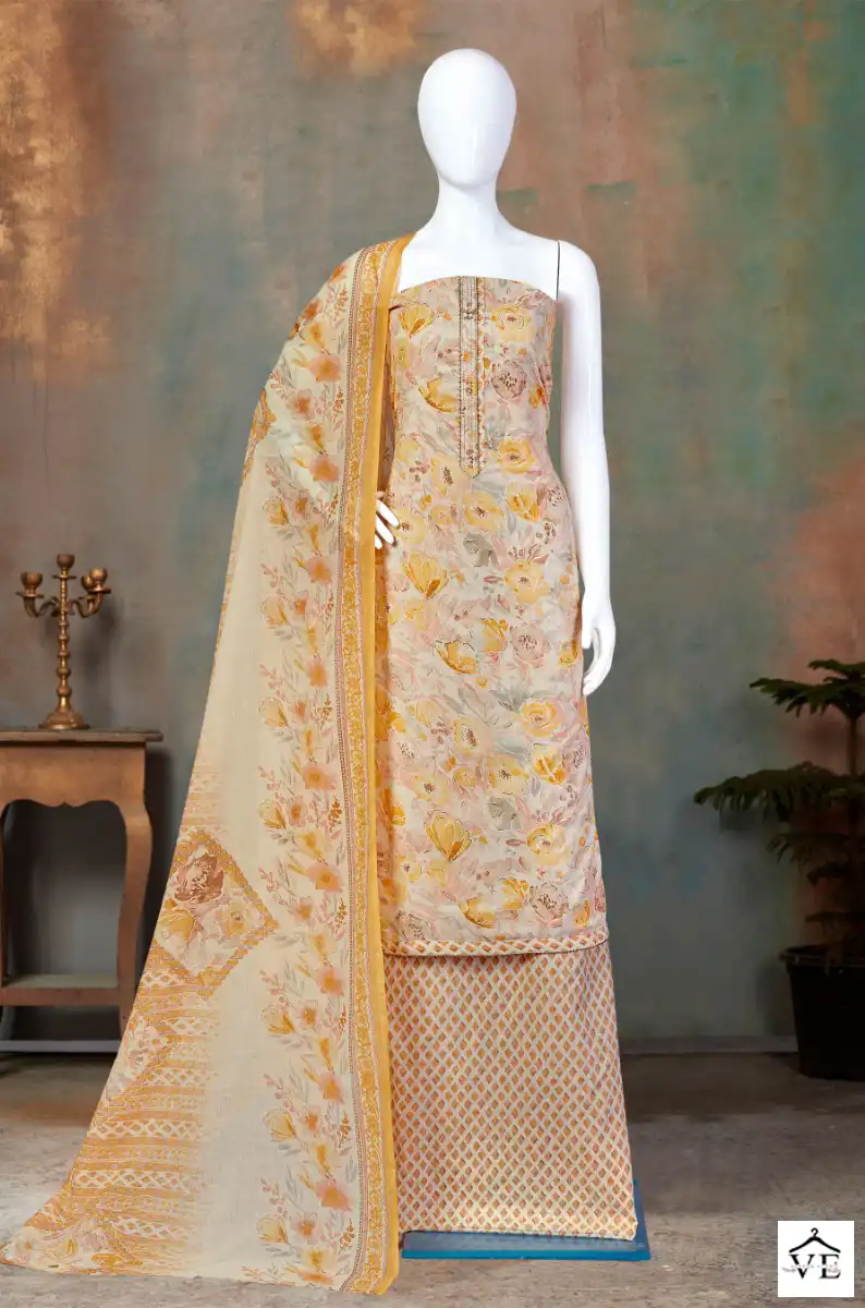 Bipson Mercedes 2037 Pure Cotton Wholesale Readymade Suits Catalog — Wholesale Salwar Suits, MPA wholesale from Surat - Gallery Image 2