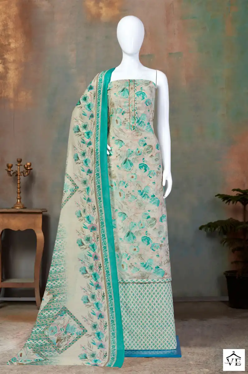 Bipson Mercedes 2037 Pure Cotton Wholesale Readymade Suits Catalog — Wholesale Salwar Suits, MPA wholesale from Surat - Gallery Image 3