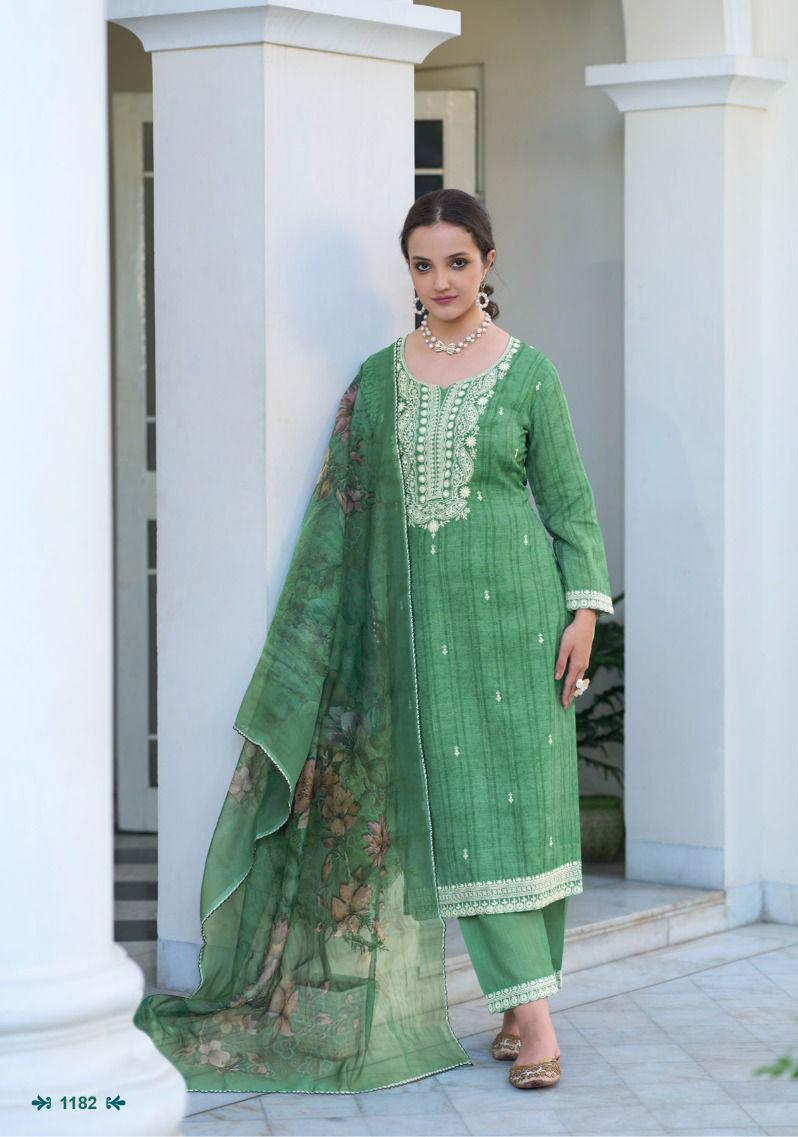 Zaveri Mirza Silki Cotton Wholesale Readymade Salwar Suit Catalog - Image 4