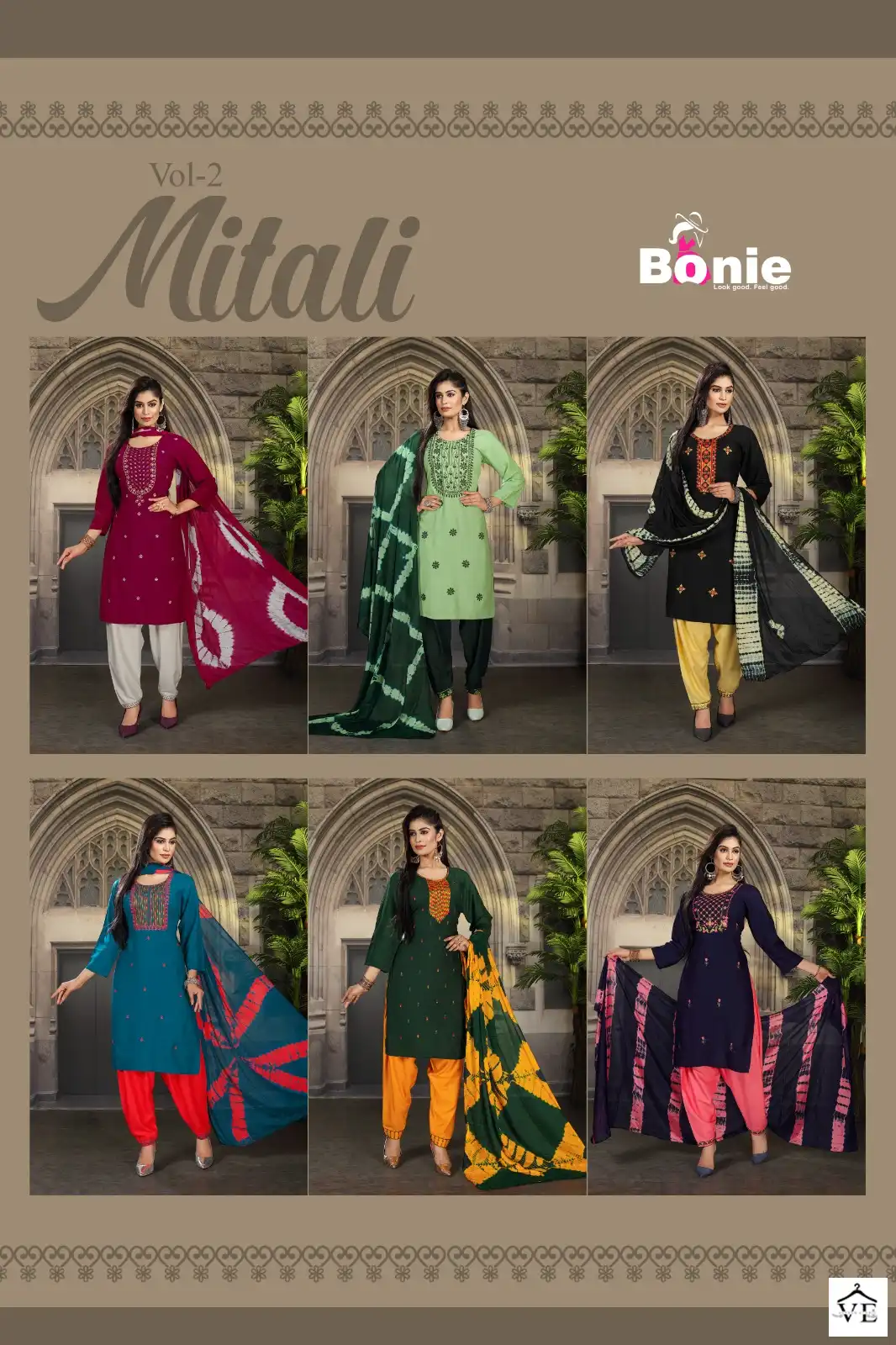 Bonie Mitali Vol 2 Heavy Rayon Wholesale Readymade Suit Catalog — Wholesale Salwar Suits, bonie wholesale from Surat — view 7