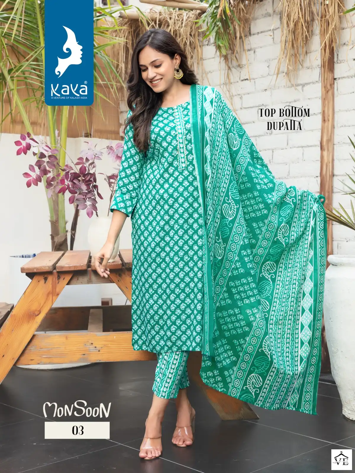 Kaya Monsoon Rayon Wholesale Readymade Suits Catalog — Wholesale Salwar Suits, MPA wholesale from Surat - Gallery Image 3