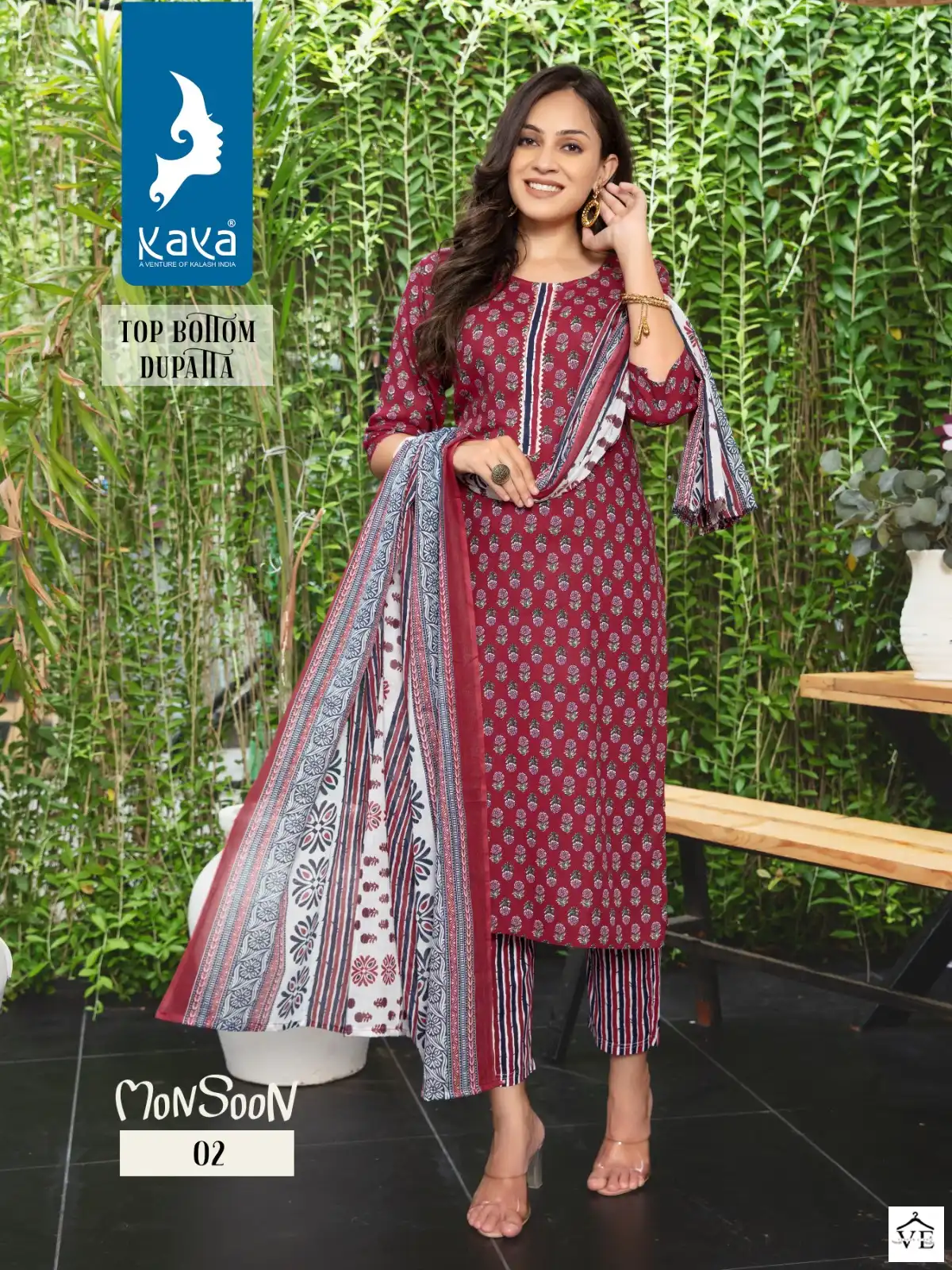 Kaya Monsoon Rayon Wholesale Readymade Suits Catalog — Wholesale Salwar Suits, MPA wholesale from Surat - Gallery Image 4