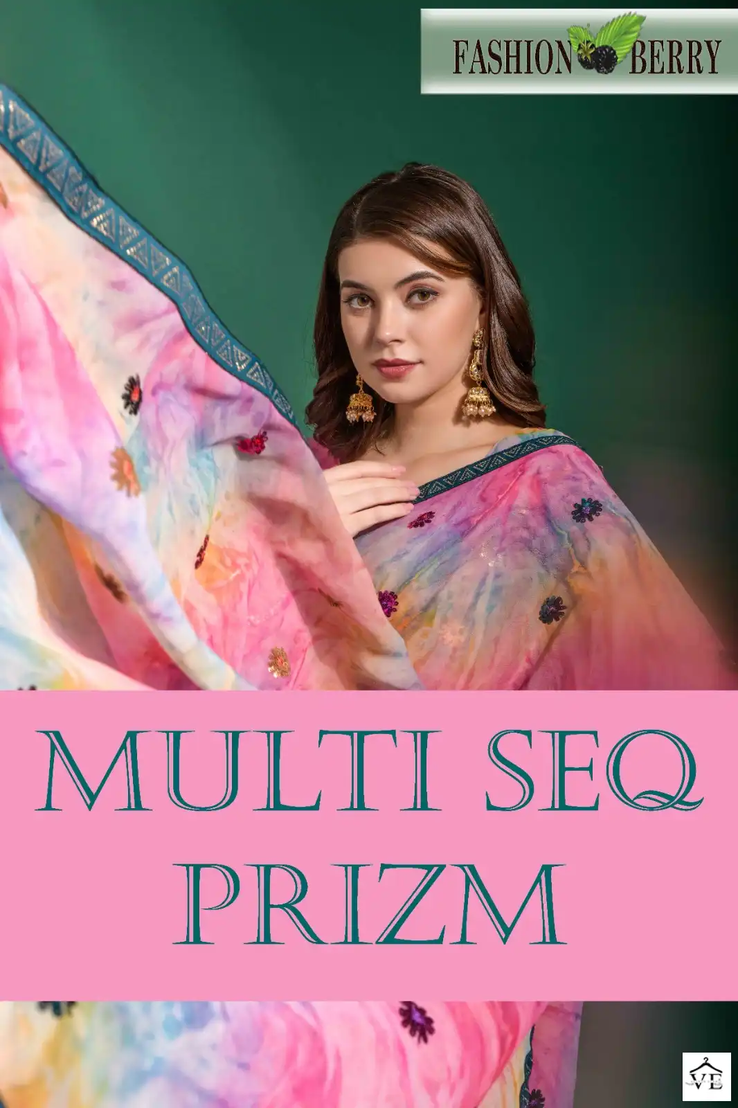 Vardan Ethnic Multi Sequin Prizam Heavy Georgette Wholesale Sarees Catalog — Wholesale Sarees, MPA wholesale from Surat — view 5