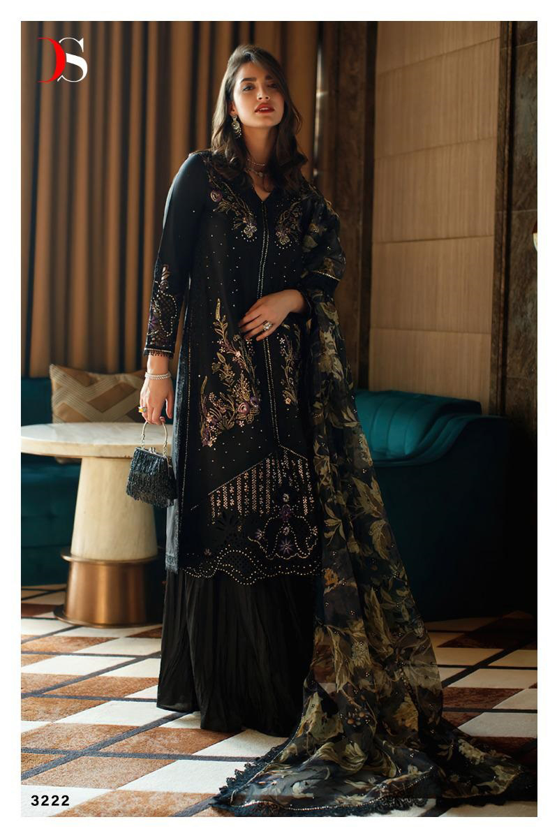 Deepsy Suits Mushq Luxury Lawn 23 2 Pure Cambric Cotton Wholesale Pakistani Salwar Suit Catalog — Wholesale Salwar Suits, MPA wholesale from Surat - Gallery Image 4