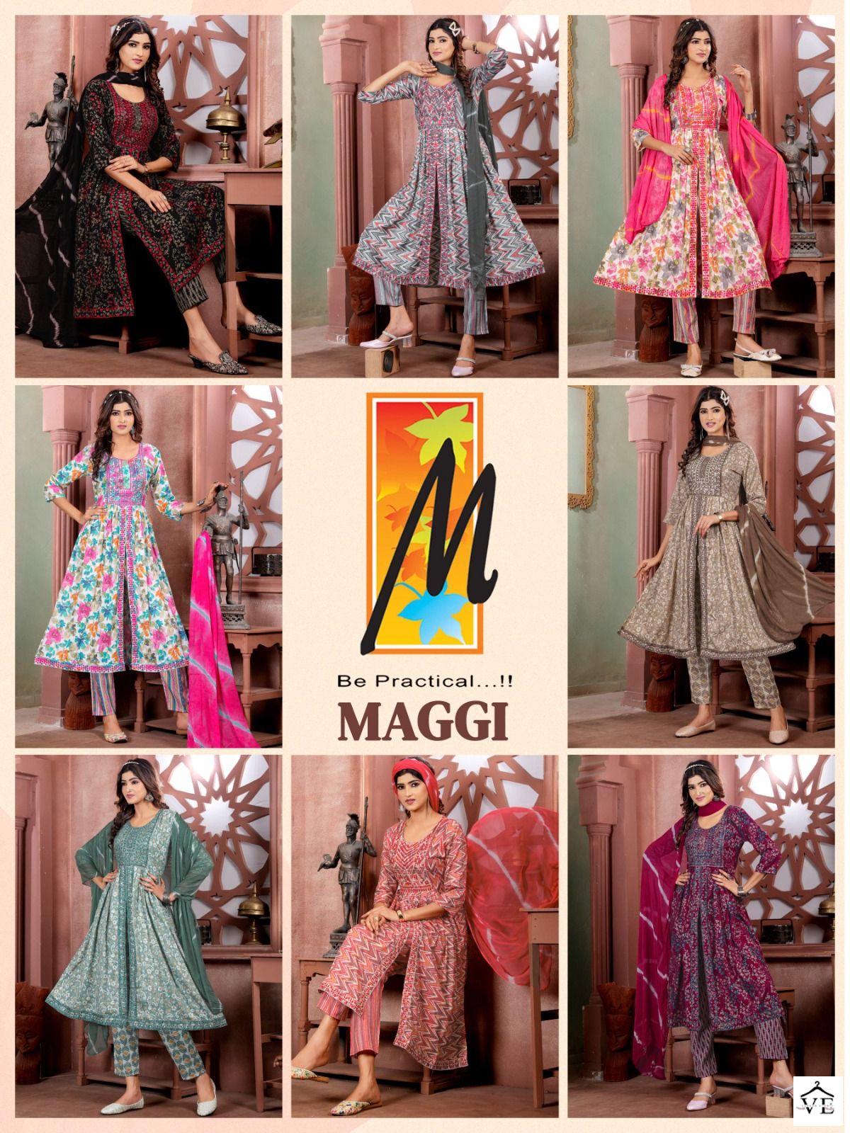 Master Maggi Heavy Capsule Wholesale Readymade Suits Catalog — Wholesale Salwar Suits, MPA wholesale from Surat — view 9