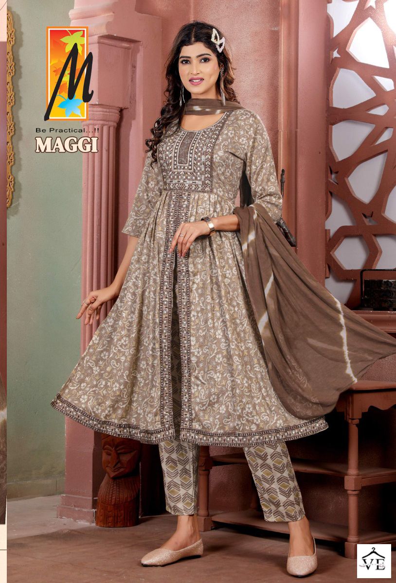 Master Maggi Heavy Capsule Wholesale Readymade Suits Catalog — Wholesale Salwar Suits, MPA wholesale from Surat - Gallery Image 2