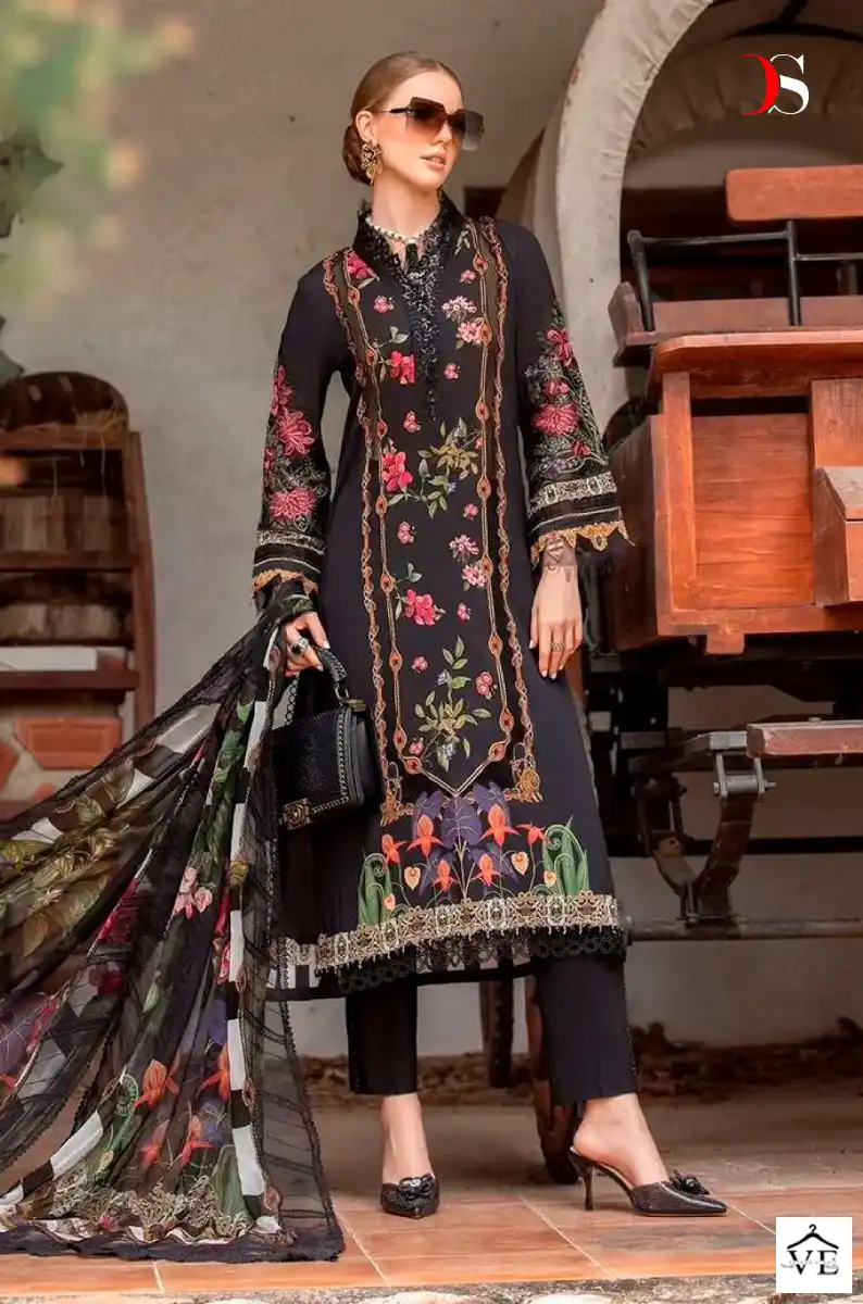 Deepsy Suits Maria B Mprint Spring Summer 23-4 Pure Cotton Wholesale Pakistani Suits Catalog — Wholesale Salwar Suits, MPA wholesale from Surat - Gallery Image 2