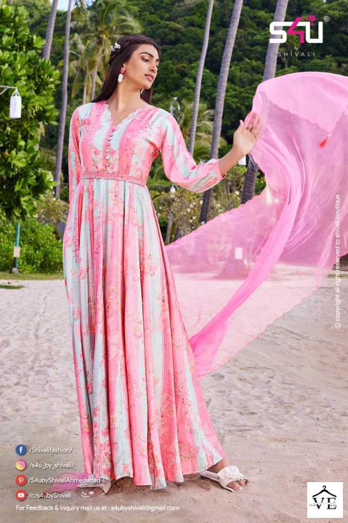 S4U Masakali Vol 1 Muslin Wholesale Readymade Suits Catalog — Wholesale Salwar Suits, MPA wholesale from Surat - Gallery Image 4