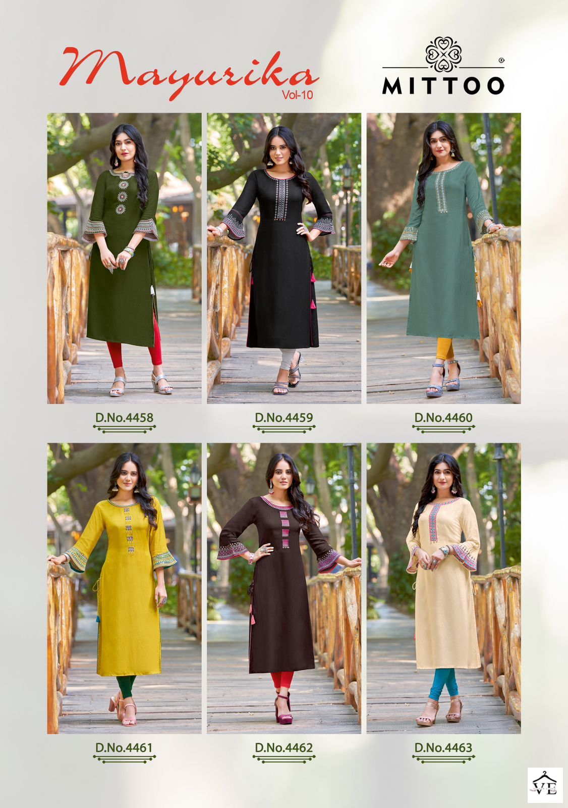 Mittoo Mayurika Vol 10 Rayon Wholesale Kurti Catalog — Wholesale Kurtis, Mittoo wholesale from Surat — view 7