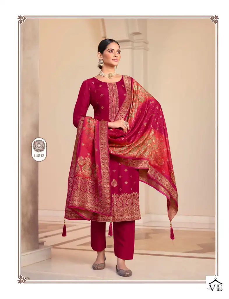 Zisa Arshi Vol 2 Dola Jacquard Wholesale Salwar Suit Catalog — Wholesale Salwar Suits, MPA wholesale from Surat - Gallery Image 6