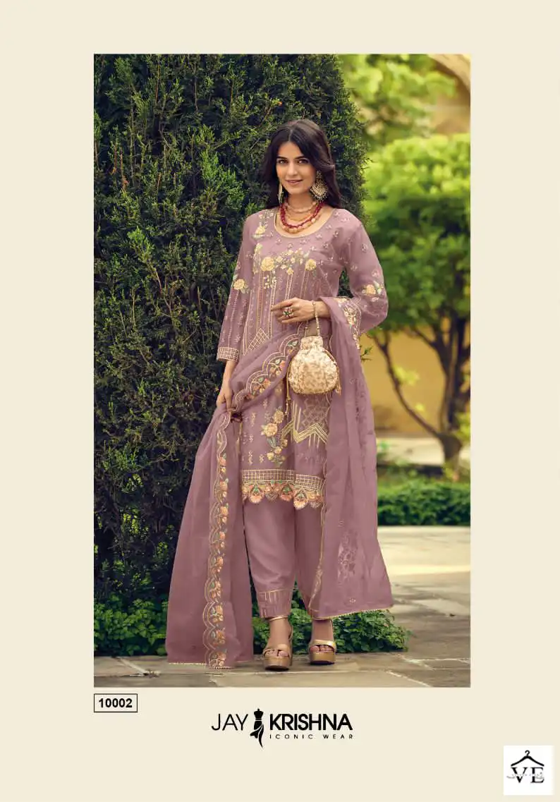 Vardan Ethnic Messi 10 Heavy Orgenga Wholesale Readymade Salwar Suit Catalog — Wholesale Salwar Suits, MPA wholesale from Surat - Gallery Image 2