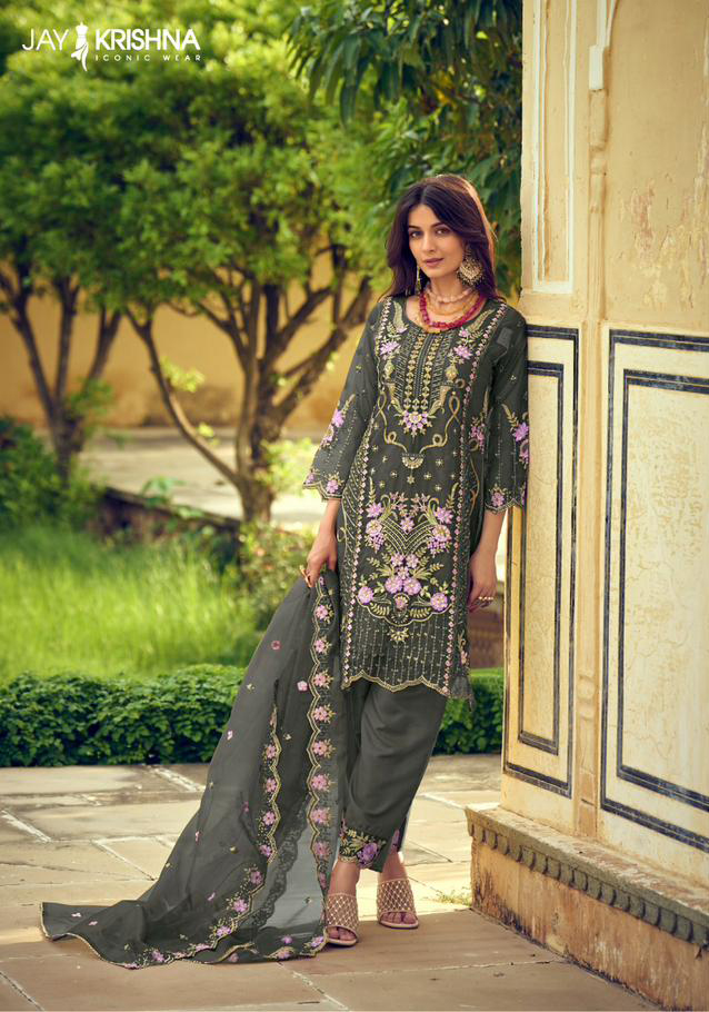 Vardan Ethnic Messi 8 Heavy Orgenga Wholesale Designer Readymade Salwar Suit Catalog — Wholesale Salwar Suits, MPA wholesale from Surat - Gallery Image 2
