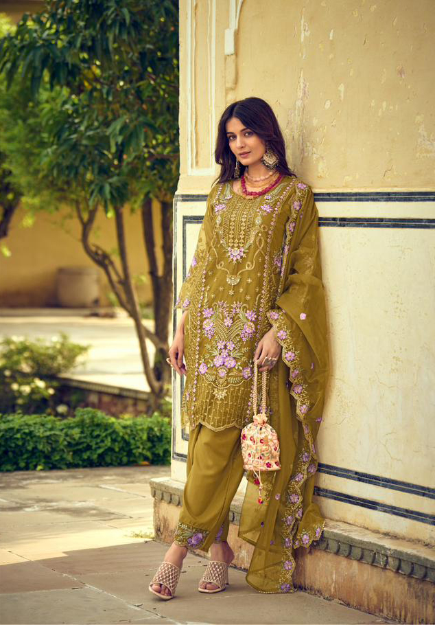 Vardan Ethnic Messi 8 Heavy Orgenga Wholesale Designer Readymade Salwar Suit Catalog — Wholesale Salwar Suits, MPA wholesale from Surat - Gallery Image 3