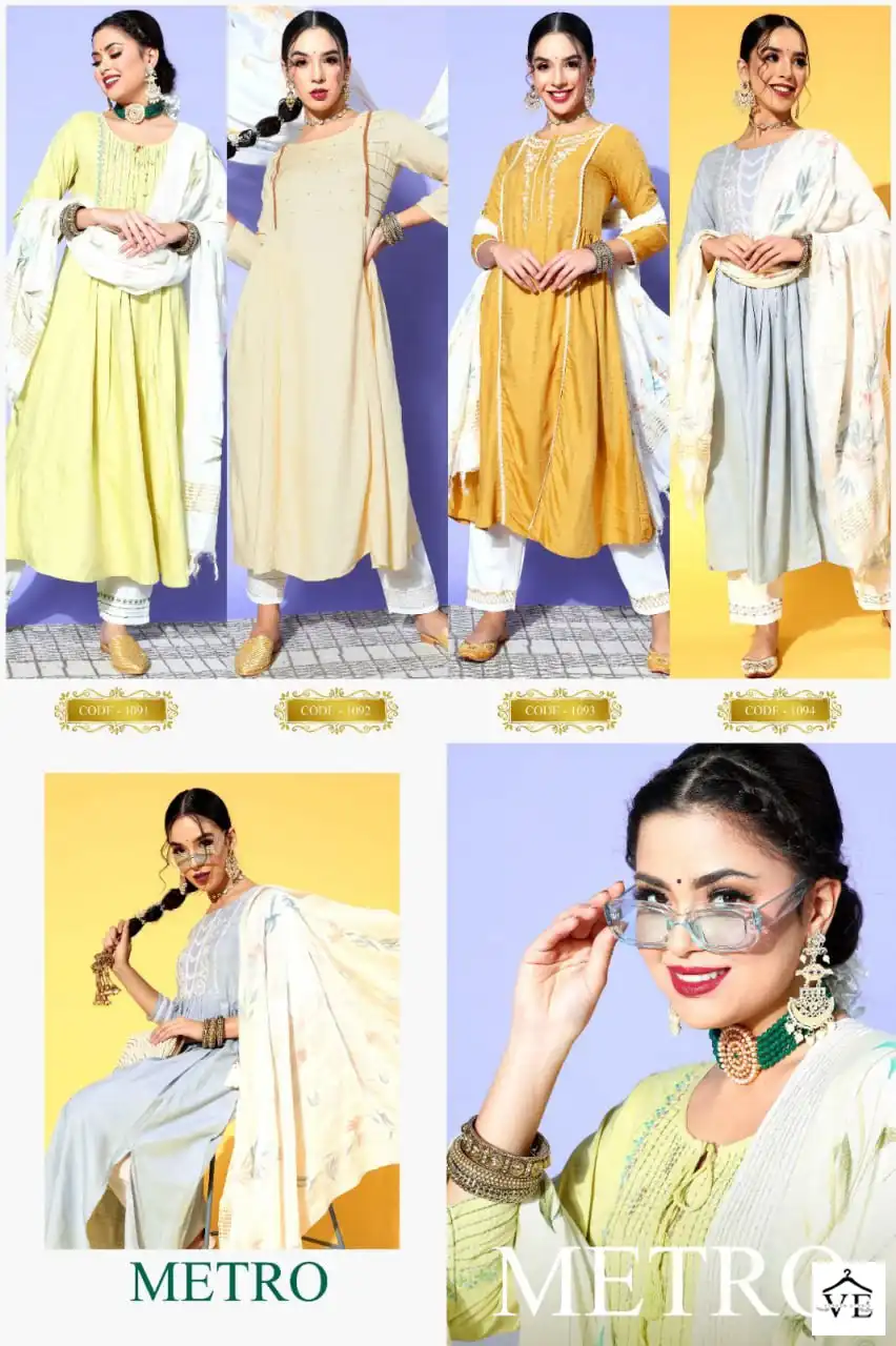 Vardan Ethnic Metro Lining Silk Wholesale Readymade Salwar Suit Catalog — Wholesale Salwar Suits, MPA wholesale from Surat — view 5