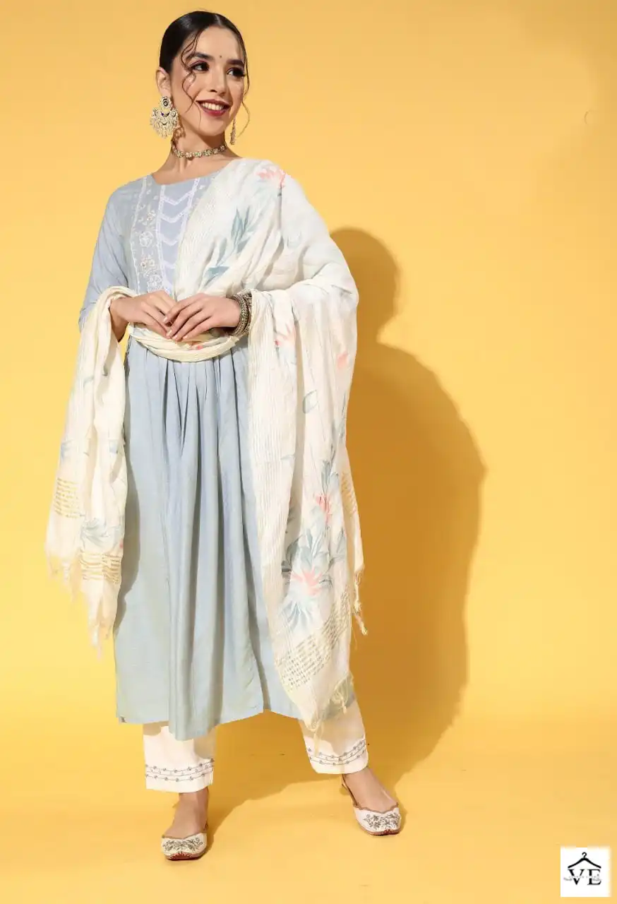 Vardan Ethnic Metro Lining Silk Wholesale Readymade Salwar Suit Catalog — Wholesale Salwar Suits, MPA wholesale from Surat - Gallery Image 4
