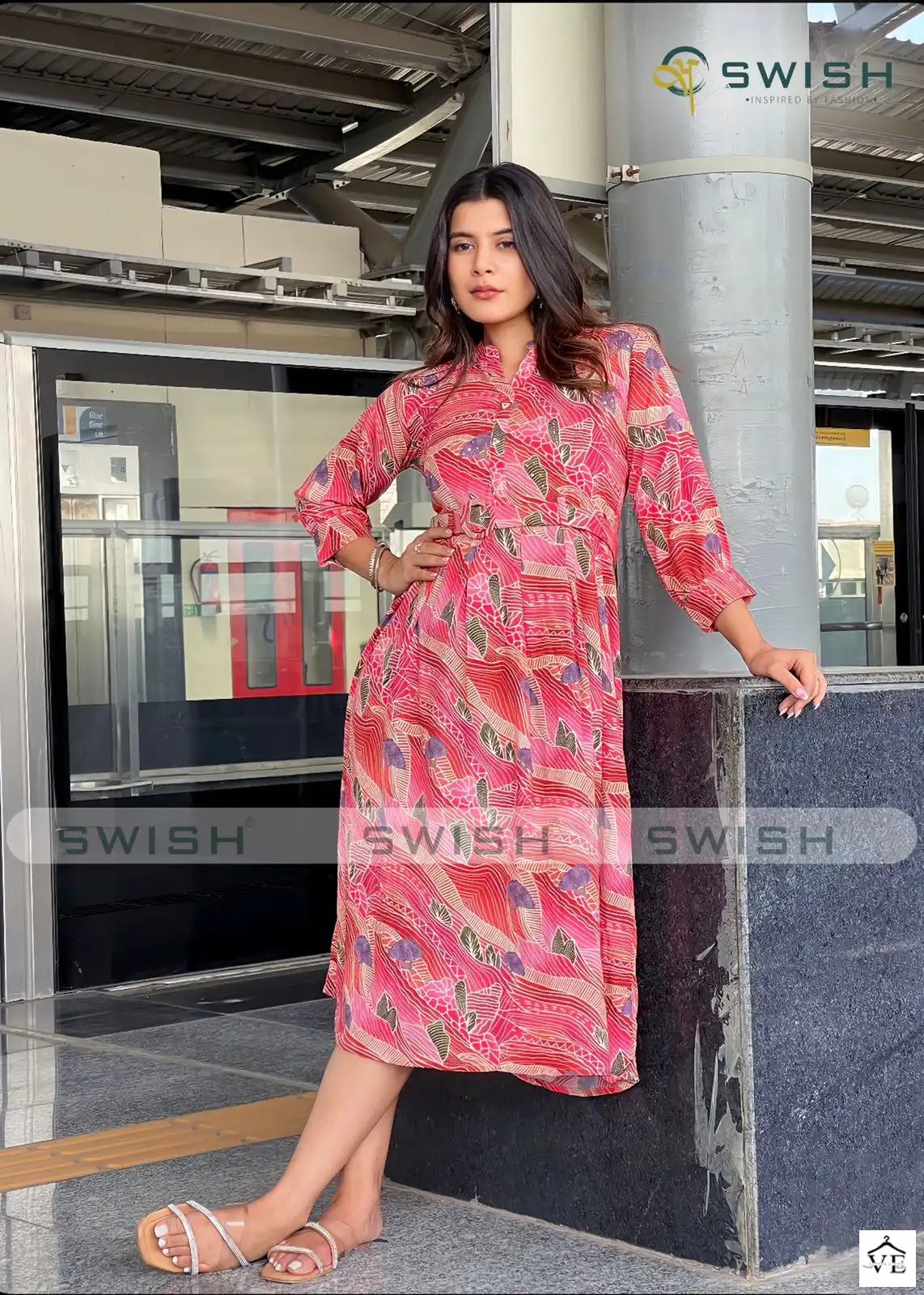 Vardan Ethnic Metrogirls Rich Rayon Wholesale Long Kurtis Catalog — Wholesale Kurtis, MPA wholesale from Surat — view 3