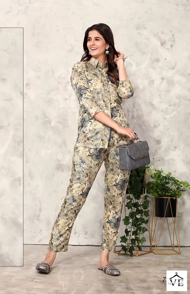 Moksh Riddhi Premium Rayon Wholesale Co-Ord Set Catalog — Wholesale Kurtis, MPA wholesale from Surat — view 9
