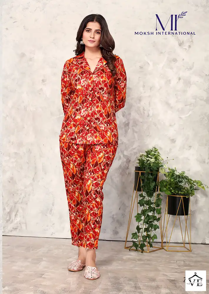 Moksh Riddhi Premium Rayon Wholesale Co-Ord Set Catalog — Wholesale Kurtis, MPA wholesale from Surat — view 10