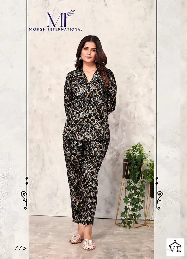 Moksh Riddhi Premium Rayon Wholesale Co-Ord Set Catalog — Wholesale Kurtis, MPA wholesale from Surat — view 3