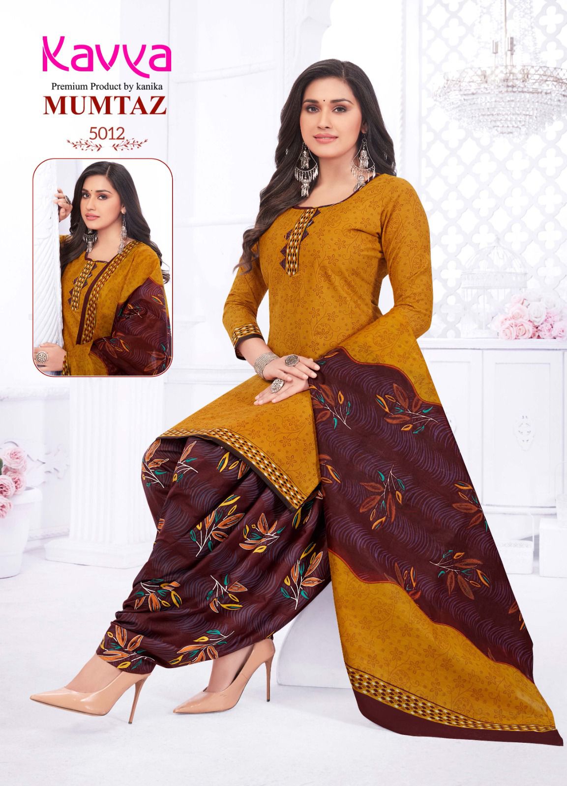 Kanika Mumtaz Vol 5 Cotton Print Wholesale Readymade Salwar Suit Catalog — Wholesale Salwar Suits, MPA wholesale from Surat - Gallery Image 12