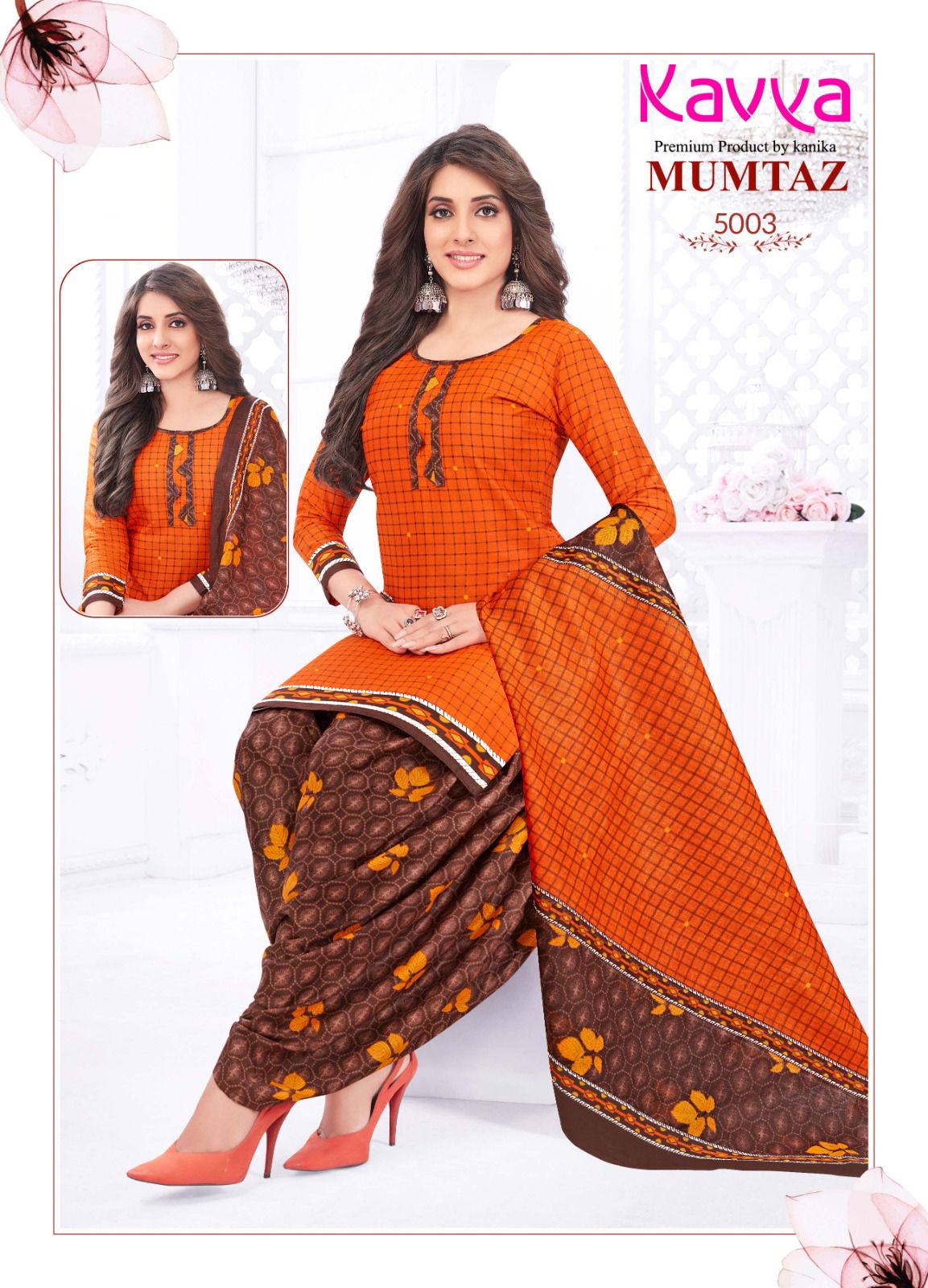 Kanika Mumtaz Vol 5 Cotton Print Wholesale Readymade Salwar Suit Catalog — Wholesale Salwar Suits, MPA wholesale from Surat - Gallery Image 4