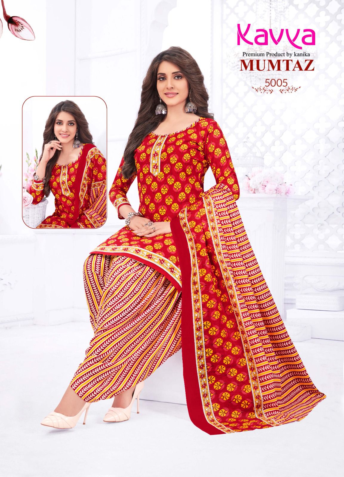 Kanika Mumtaz Vol 5 Cotton Print Wholesale Readymade Salwar Suit Catalog — Wholesale Salwar Suits, MPA wholesale from Surat - Gallery Image 6