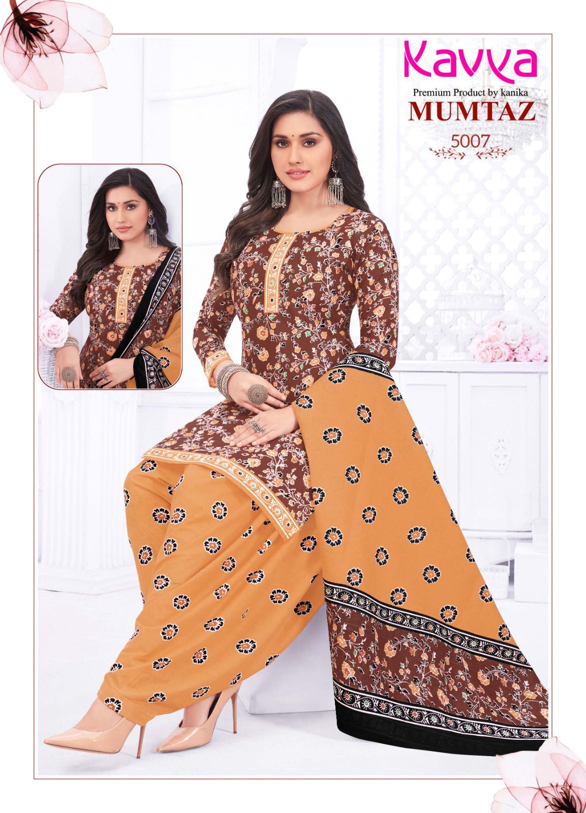Kanika Mumtaz Vol 5 Cotton Print Wholesale Readymade Salwar Suit Catalog — Wholesale Salwar Suits, MPA wholesale from Surat - Gallery Image 8