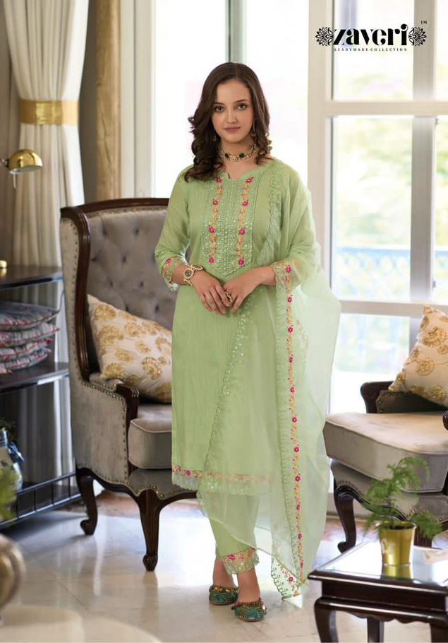 Zaveri Nagma Vol 3 Pure Cotton Wholesale Designer Readymade Salwar Suit Catalog - Image 3