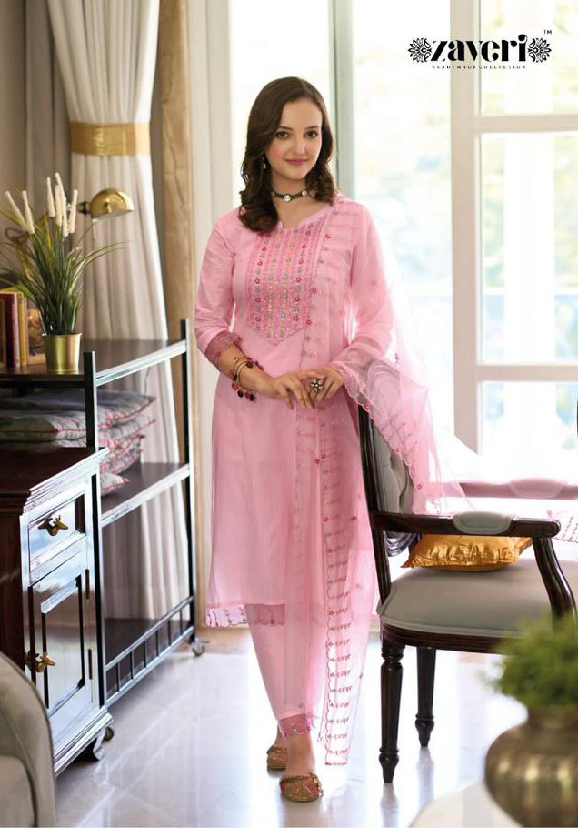 Zaveri Nagma Vol 3 Pure Cotton Wholesale Designer Readymade Salwar Suit Catalog - Image 6