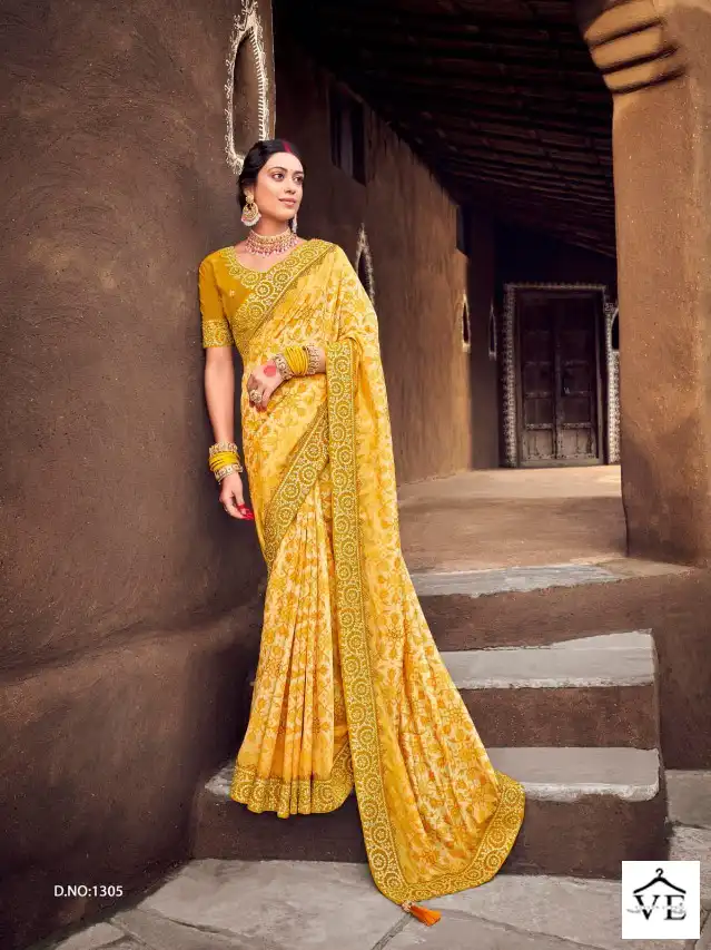 Mahaveera Naina Sunaina Silk Wholesale Saree Catalog — Wholesale Sarees, MPA wholesale from Surat - Gallery Image 2