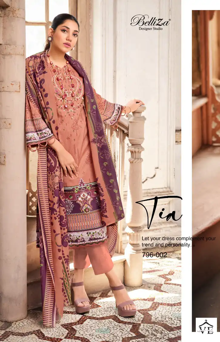 Belliza Naira Vol 10 100% Pure Cotton Wholesale Salwar Suit Catalog — Wholesale Salwar Suits, Belliza Designer wholesale from Surat - Gallery Image 6