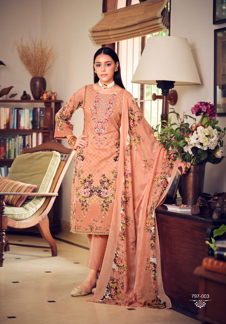 Belliza Designer Naira Vol 9 Cotton Wholesale Pakistani Salwar Suit Catalog — Wholesale Salwar Suits, Belliza Designer wholesale from Surat - Gallery Image 4