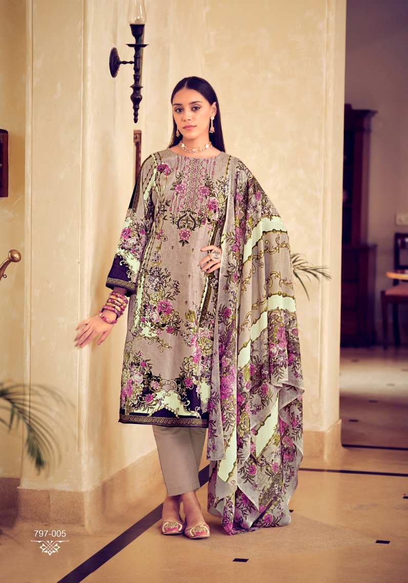 Belliza Designer Naira Vol 9 Cotton Wholesale Pakistani Salwar Suit Catalog — Wholesale Salwar Suits, Belliza Designer wholesale from Surat - Gallery Image 5