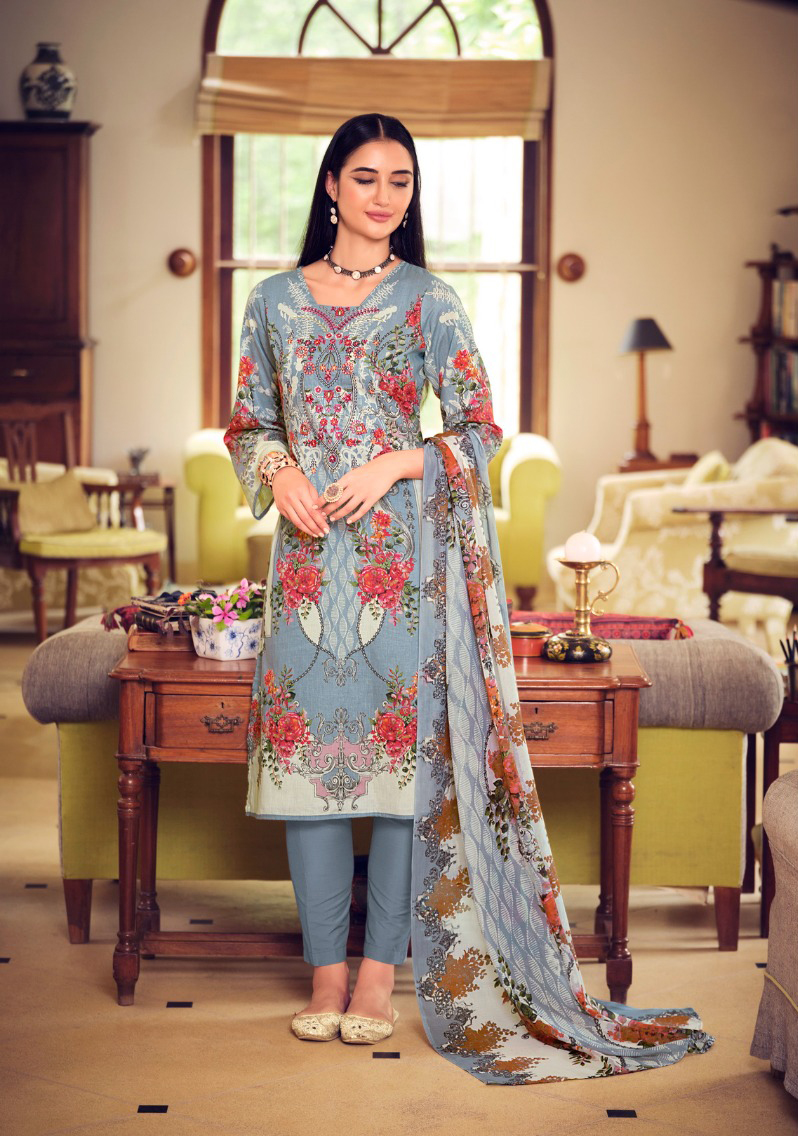 Belliza Designer Naira Vol 9 Cotton Wholesale Pakistani Salwar Suit Catalog — Wholesale Salwar Suits, Belliza Designer wholesale from Surat - Gallery Image 6