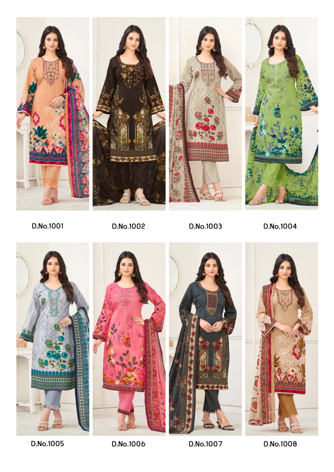 Al Karam Nairah Cotton Wholesale Pakistani Salwar Suit Catalog — Wholesale Salwar Suits, Alkaram wholesale from Surat — view 9