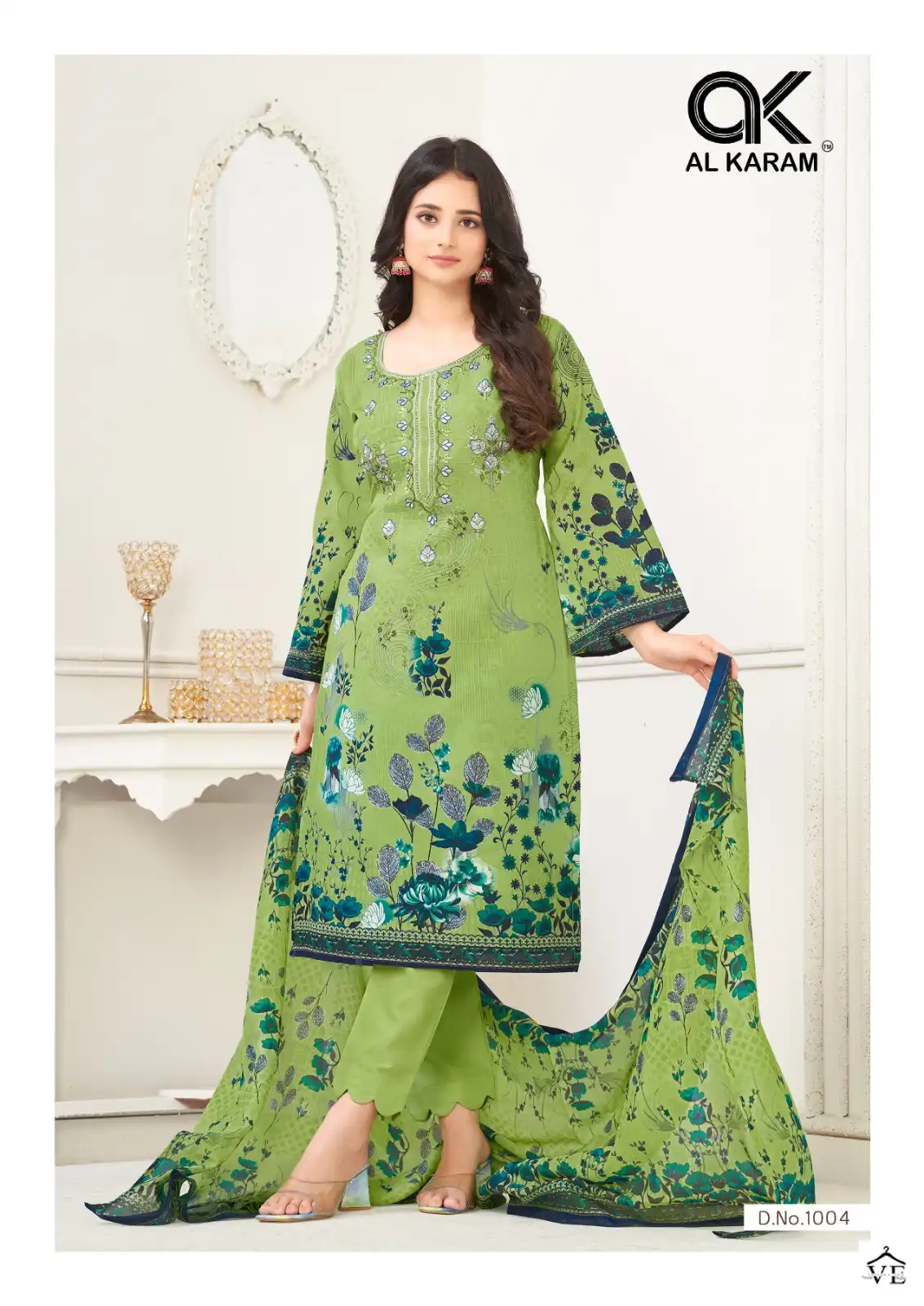 Al Karam Nairah Premium Soft Cotton Wholesale Pakistani Salwar Suit Catalog — Wholesale Salwar Suits, Alkaram wholesale from Surat - Gallery Image 5
