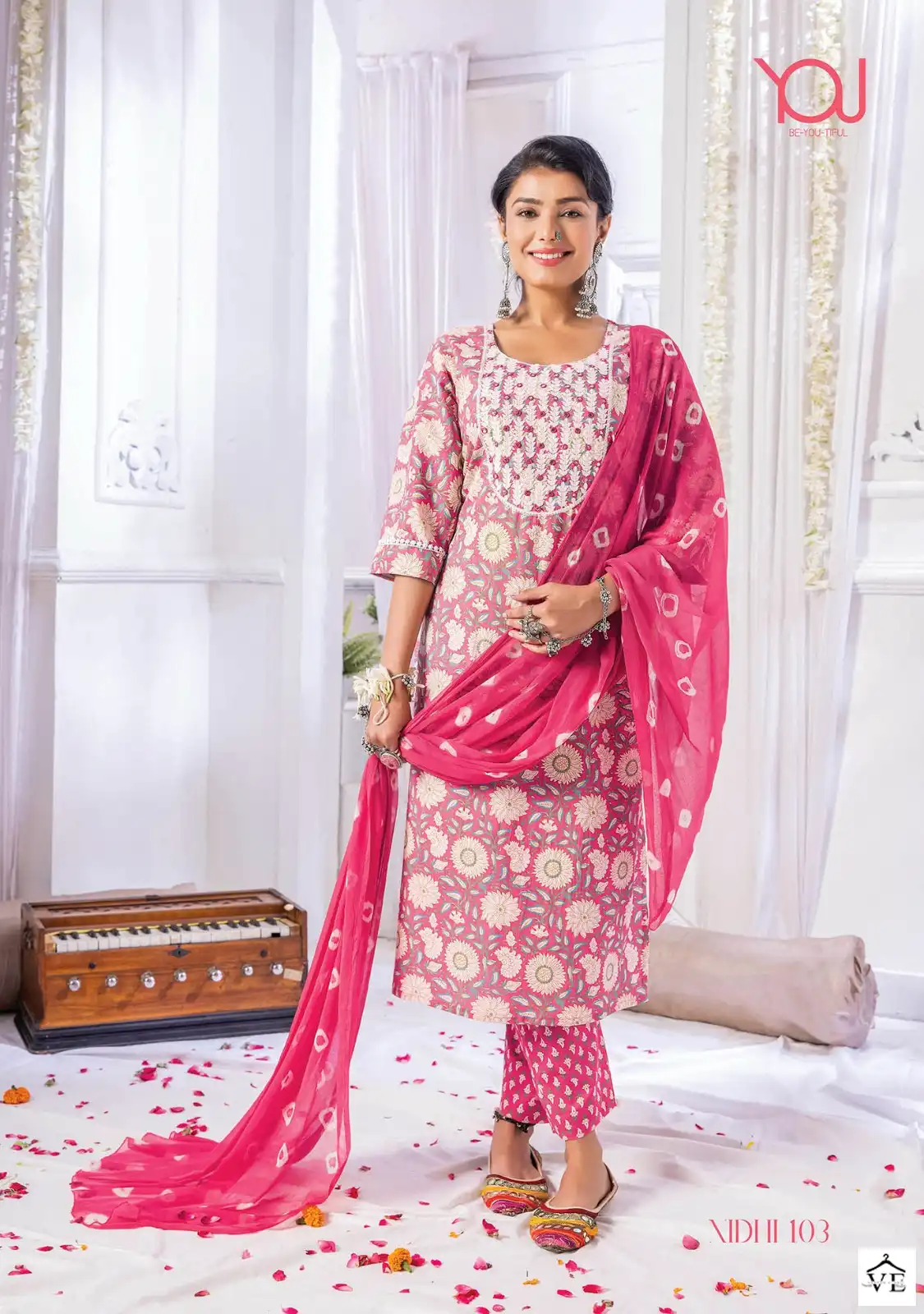 Wanna Nidhi Pure Cotton Cambric Wholesale Readymade Suits Catalog — Wholesale Salwar Suits, MPA wholesale from Surat - Gallery Image 6
