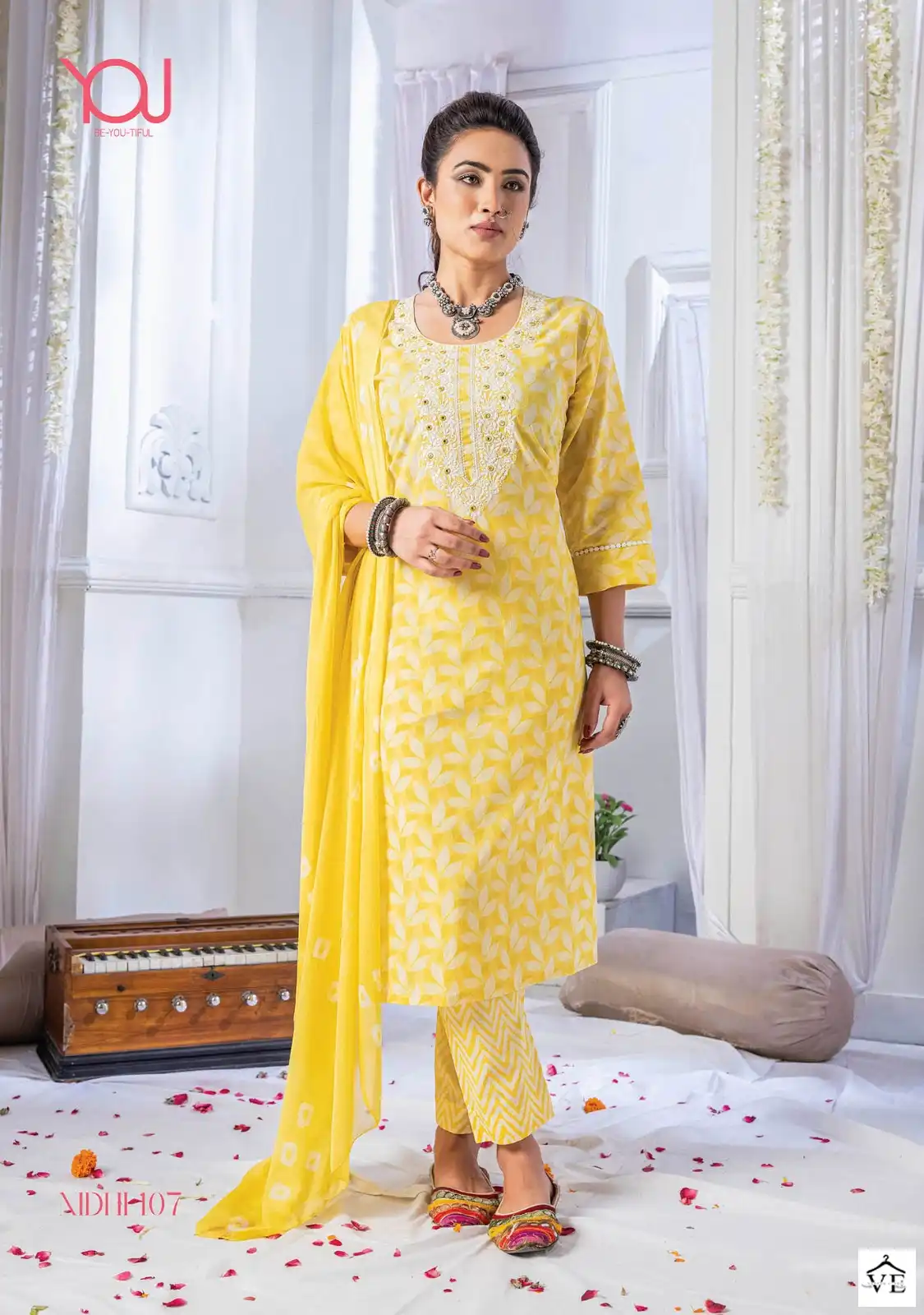 Wanna Nidhi Pure Cotton Cambric Wholesale Readymade Suits Catalog — Wholesale Salwar Suits, MPA wholesale from Surat - Gallery Image 9