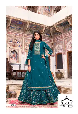 Vardan Ethnic Nirja Vol 2 Heavy Rayon Wholesale Readymade Salwar Suit Catalog — Wholesale Salwar Suits, MPA wholesale from Surat - Gallery Image 2